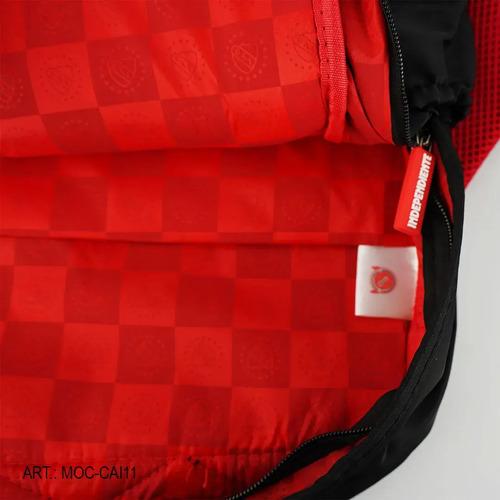 Mochila Independiente Velcro Con Parches Escolar Reforzada 4
