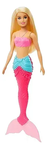 Barbie Muñeca Sirena Dreamtopia Princesa Articulada 30 Cm