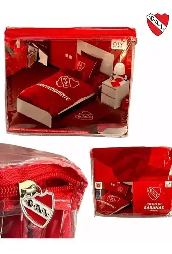 Juego De Sabana De Futbol Independiente Twin Size Licencia Independiente 5