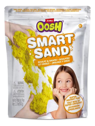 Arena Mágica Kinetica 500g Zuru Oosh Smart Sand Bag Colores Amarillo