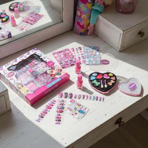 Super Combo Set De Maquillaje + Uñas + Set De Cabello Niñas 3