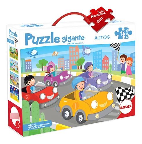Rompezabezas Puzzle Gigante Didactico 16 Piezas Niños Antex 8
