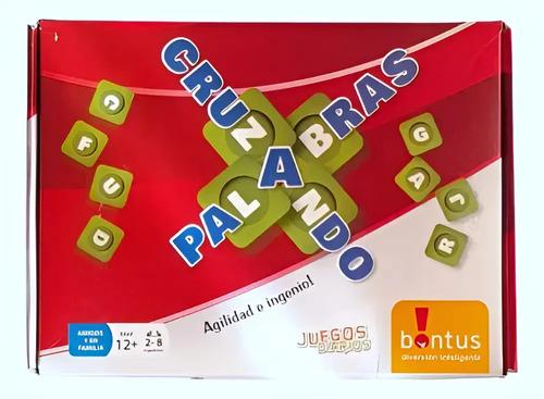 Cruzando Palabras Juego De Mesa Familiar Con Fichas Bontus 3