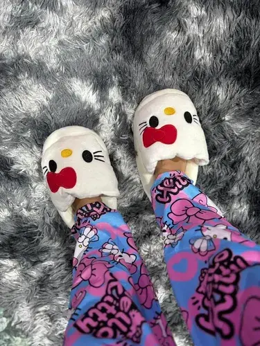 Pantuflas Infantiles Dibujos Peluche Varios Diseños Abrigada 8