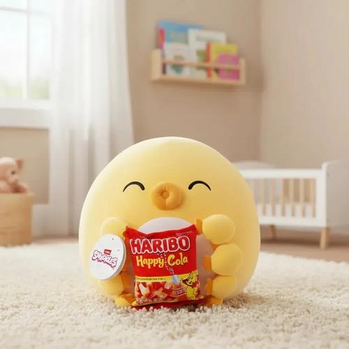 Peluche Zuru Snackles Animales Con Golosina O Snack De 35cm Oso Marino Con Haribo Amarillo 3