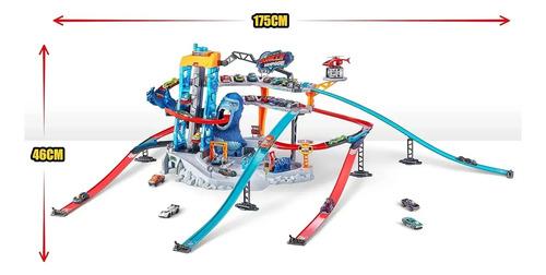 Pista De Autitos Enorme Gigante Gorila Attack Metal Machine Azul 8
