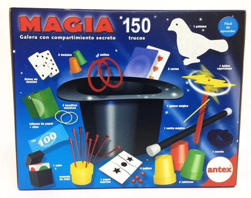 Juego De Magia Con Galera Con 150 Trucos Magico Show Antex  3