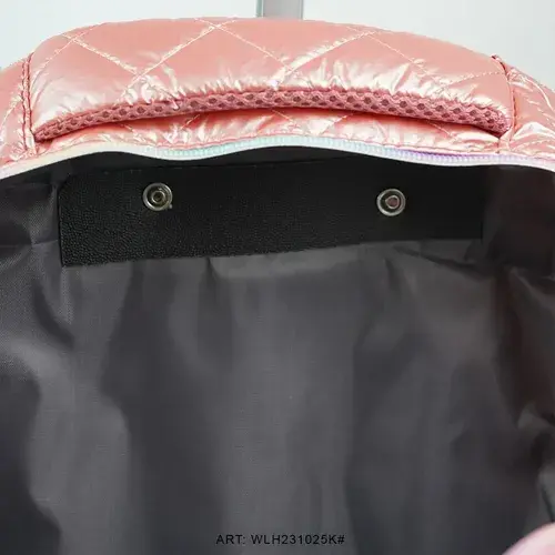 Mochila Carrito Escolar Nena Brillante Primaria Impermable Rossa Metalizado Metalizado 8