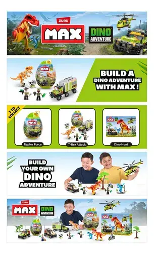Zuru Max Build More Dino Adventure Dino Hunt 592 Piezas 6