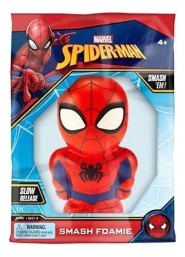 Muñeco Squishy Avengers Marvel Smash Foamie Coleccionable Spider-man