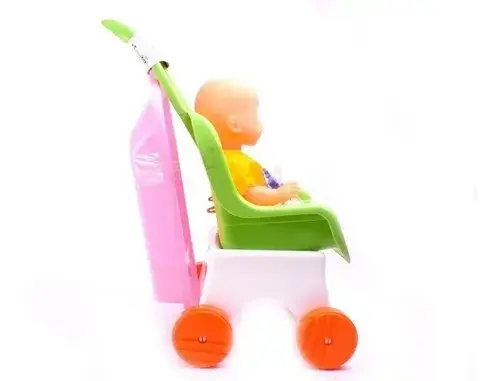Set Carrito Con Bañadera Y Bebote Accesorios Original Antex 3