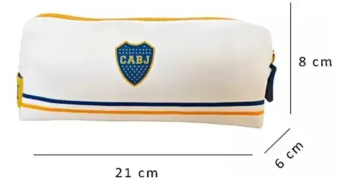 Cartuchera Boca Juniors Estuche Escolar Fútbol Licen Oficial 5