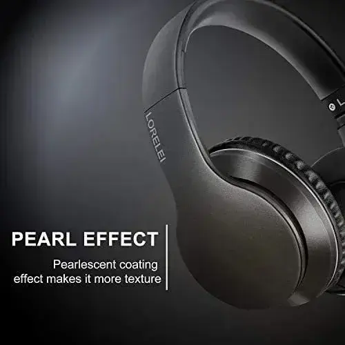 Auriculares Plegables Vincha Con Micrófono Ligero Lorelei X6 Negro 5