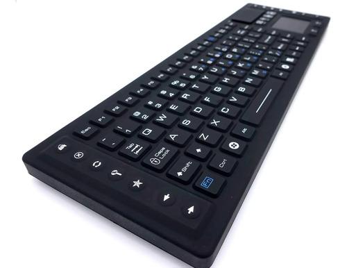 Teclado Dsi Inalámbrico Rf Touch Ip67 Silicona Tbk104 Negro 4