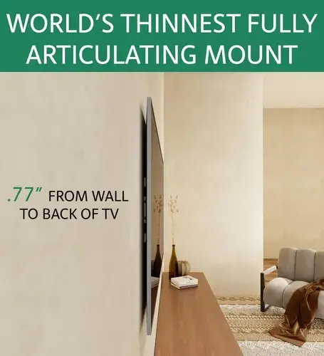 Soporte De Pared Moviento Completo Para Tv 43-90 Pulgadas Negro 5