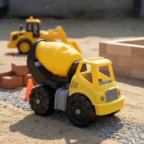 Camión Cementero Duravit 370 Amarillo, Juguete Para Niños 4