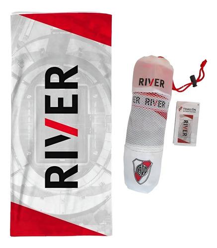 Toallon Secado Rapido Clubes Futbol 70x150 Original + Bolso 11