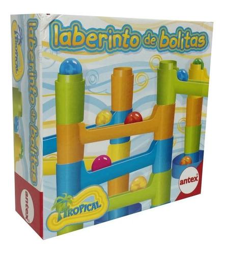 Juego De Mesa Laberinto De Bolitas Tropical Canicas Antex Multicolor 2