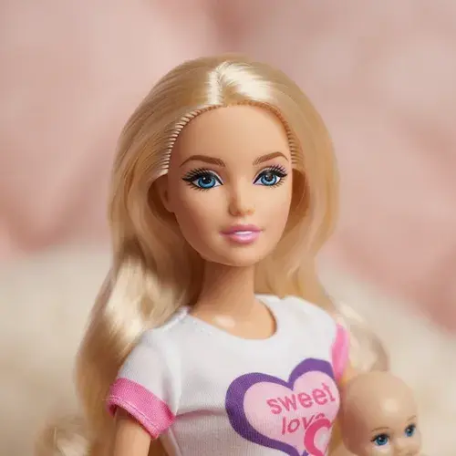 Muñeca Tiny Mama De Mellizos Con Accesorios Infantil 3