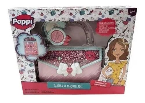 Set De Maquillaje Infantil Juguete Cartera Premium Poppi 2