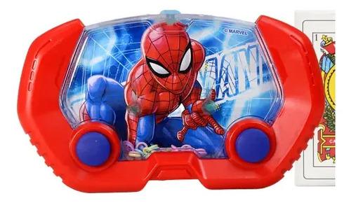 Consola Juego De Agua Spiderman Emboca Aros Hombre Araña