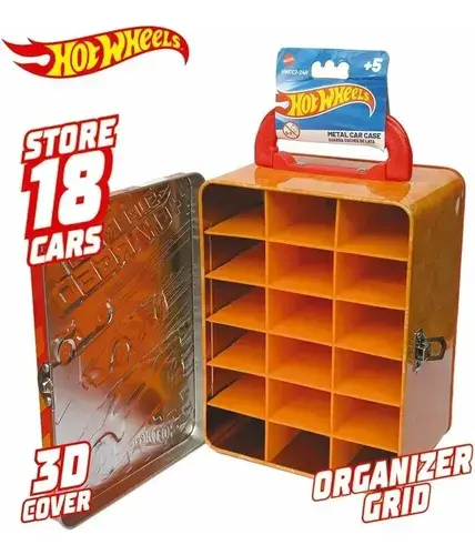 Super Combo 15 Autitos Hot Wheels Auto + Valija Guarda Autos 12