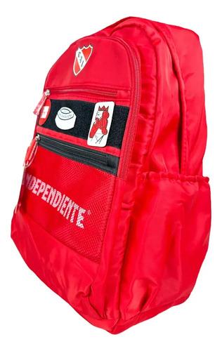 Mochila Independiente Velcro Con Parches Escolar Reforzada 12