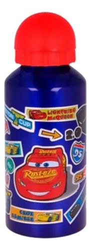 Botella Térmica Stor Aluminio Azul 400 Ml Diseño Autos