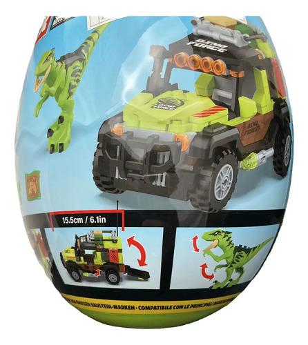 Huevo De Dinosaurio Aventura Bloques Para Armar 252 Piezas 252 Raptor 5