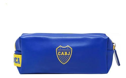Combo Mochila + Cartuchera Boca Juniors Jugador Escolar Lic 5