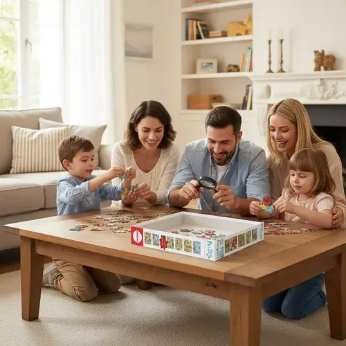 Puzzle Rompecabeza Gigante 36 Piezas Más Lupa Antex 3033 3