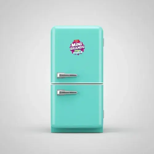 Mini Brands Mini Refrigerador Playset Refrigerador By Zuru Turquesa 11
