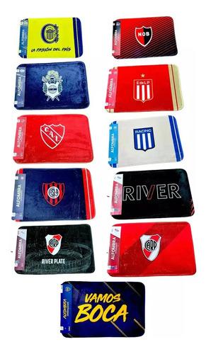 Alfombra Antideslizante Baño Pieza Futbol Equipos Boca River 11