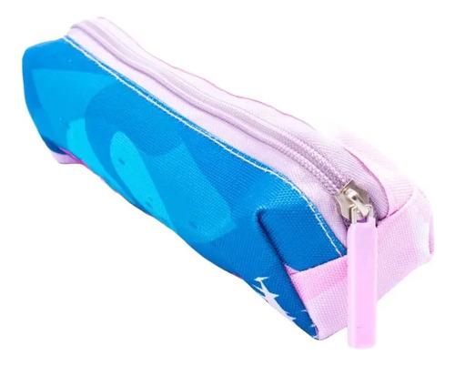 Combo Mochila + Cartuchera Escolar Unicornio Castillo Nena 13