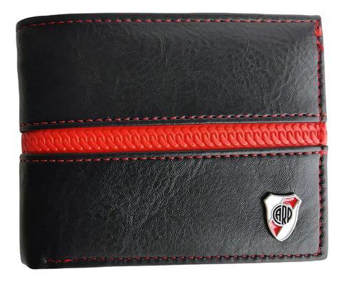 Billetera River Cuero Ecologico Color Negro 7