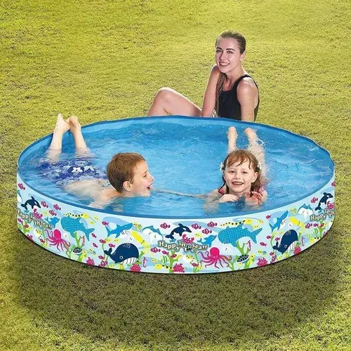 Pileta Pelotero Rigida Para Bebes Niños 125 Cm Agua Premium Peces 5