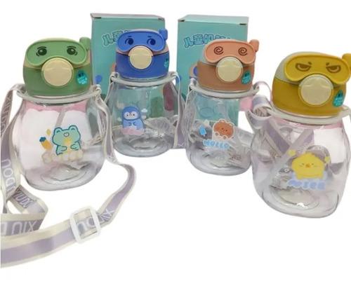 Botella Plastica Infantil Animalitos Colegio Jardin Niños 7