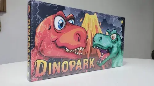 Juego De Mesa Dinopark Dinosaurios Tablero +2 Jugadores Yuyu 5
