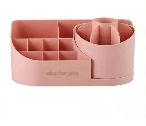 Organizador Maquillaje Porta Brochas Giratorio Cosmeticos 4
