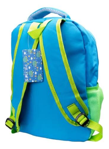 Combo Mochila + Cartuchera Escolar Dinosaurios Infantil Nene Azul Dinosaurios 5