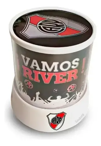 Velador Proyector Lampara De River Plate Millonario 3 En 1 River 7