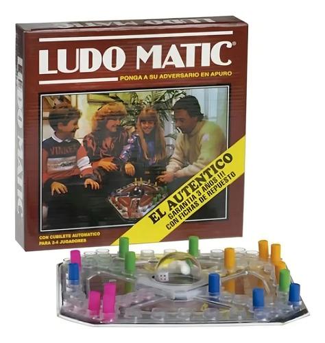 Ludo Matic Con Cubilete Automático Juego De Mesa Habano 2