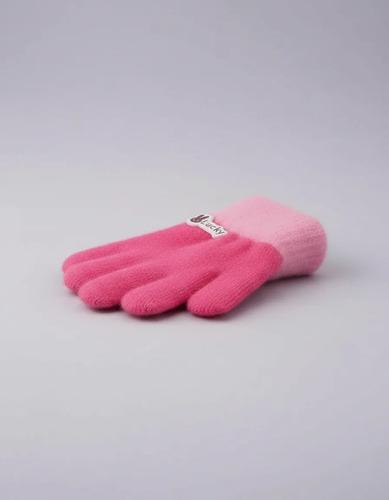 Guantes Infantiles Abrigados Invierno Frio Lucky Fucsia Único Lisa 5