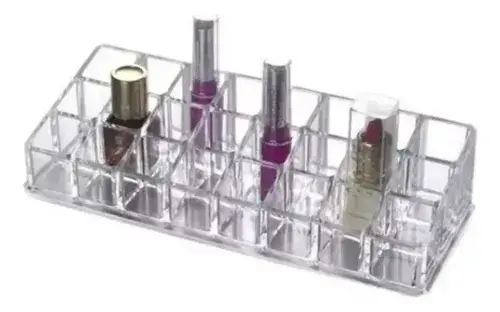 Organizador Maquillajes Acrílico Esmaltes Bronchas Labiales 4