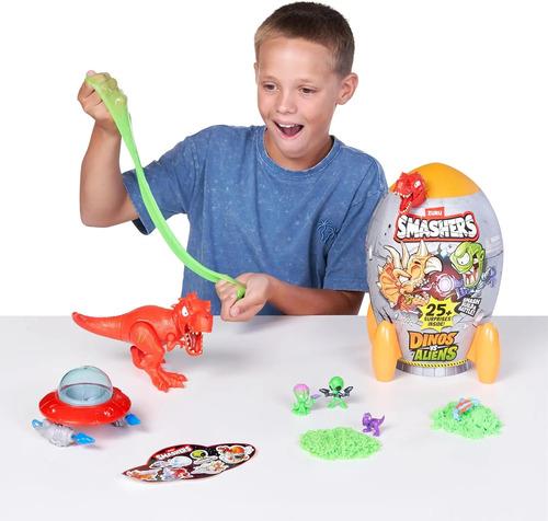 Smashers Dinos Vs Alliens Cohete + 25 Sorpresas Dinosaurios 11