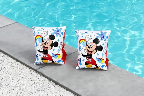 Bracitos Mickey Mouse Flotador Inflable Pileta Playa Niños Blanco 4
