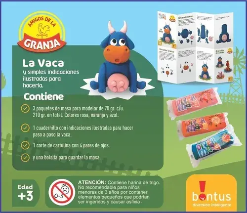 Masa Divermasa La Vaca Amigos De La Granja Bontus Cod 467 3