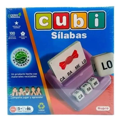 Combo Juegos Cubi Letras + Cubi Silaba Didacticos Aprender 4