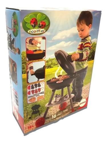 Parrilla De Juguete Con Comidas Y Accesorios Cocina Antex Rojo Y Verde 2