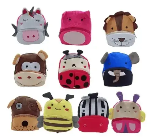 Mochila Infantil Animales Nene Nena Jardin Infancia Escolar Diseño De La Tela Vaca Blanco 2